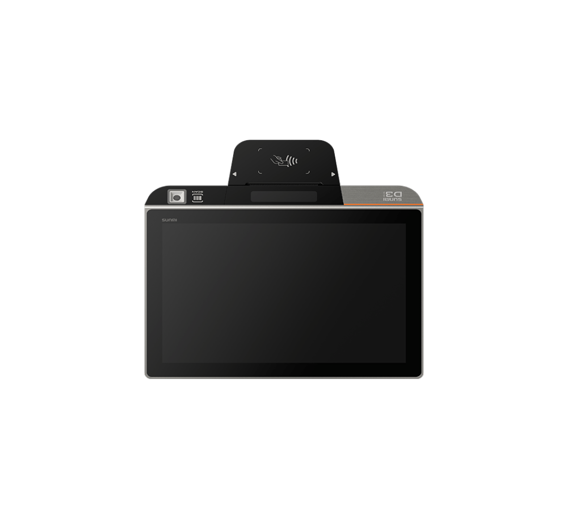 SUNMI D3 MINI, Chip, CD, Scanner (2D), USB, BT (BLE, 5.0), Ethernet, Wi-Fi, NFC, Android (P01260026)