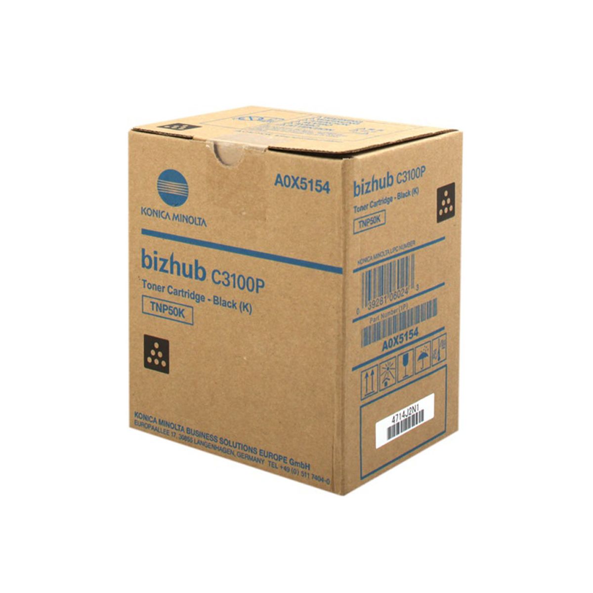 KONICA MINOLTA BIZHUB C3100P TONER YELLOW (A0X5254) (MINTNP50Y)