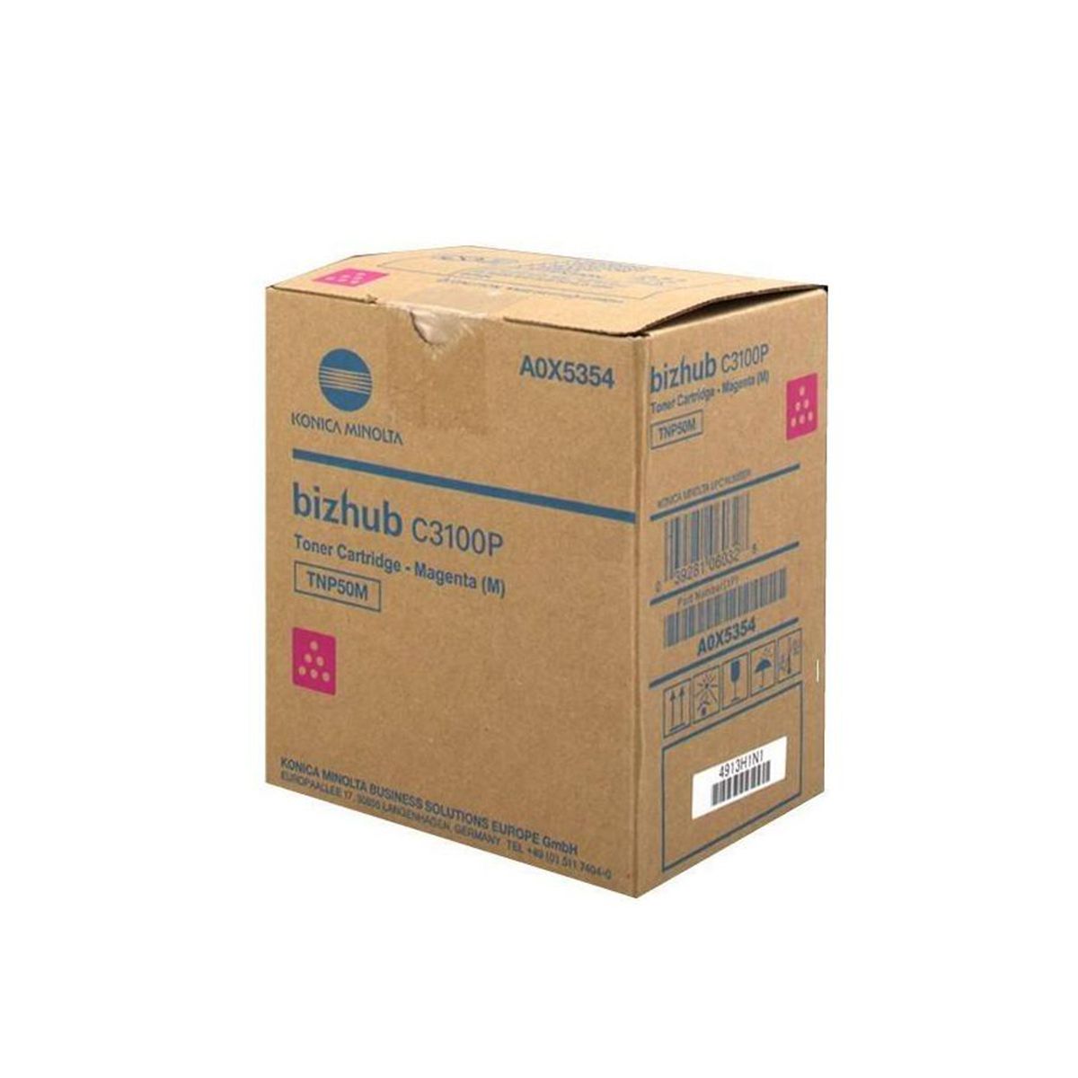 KONICA MINOLTA BIZHUB C3100P TONER MAGENTA (A0X5354) (MINTNP50M)