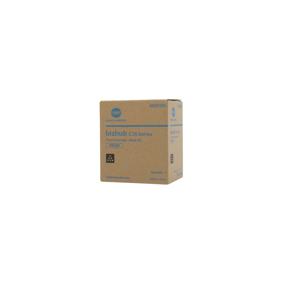 KONICA MINOLTA BIZHUB C35P BLACK TNR TNP22K (A0X5152) (MINTC35B)