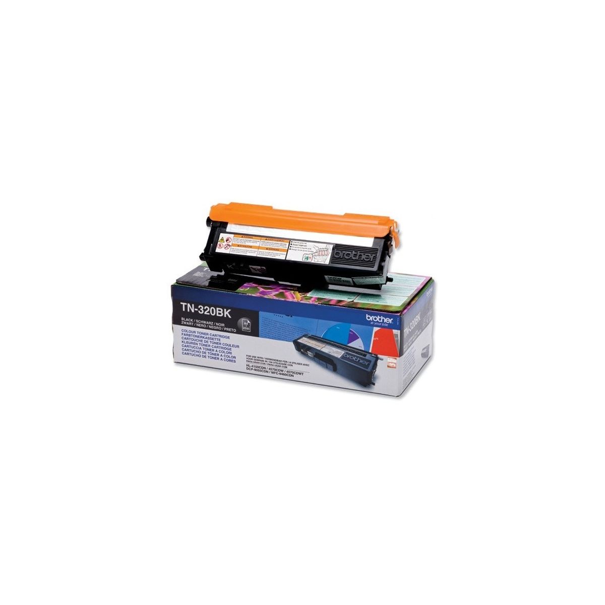 Toner Brother TN-320BK Black (TN-320BK) (BRO-TN-320BK)