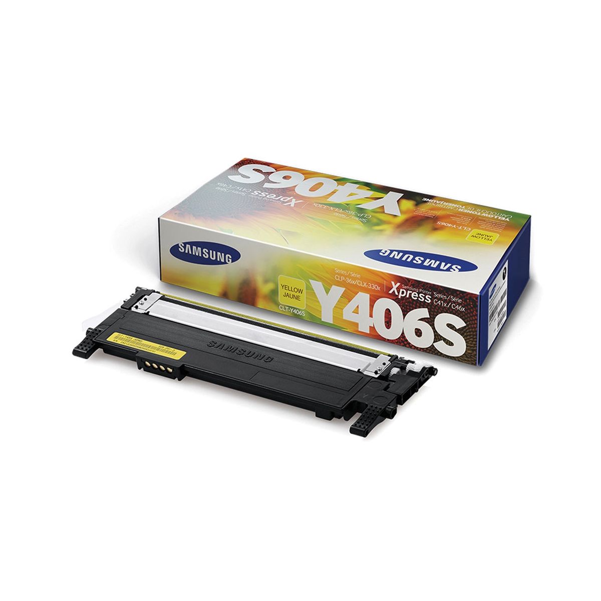 Samsung CLT-Y406S Yellow Toner Cartridge (SU462A) (HPCLTY406S)