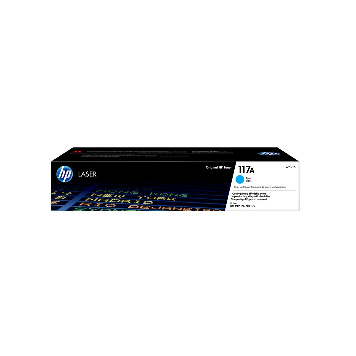 HP 117A Cyan Original Laser Toner Cartridge (W2071A) (HPW2071A)