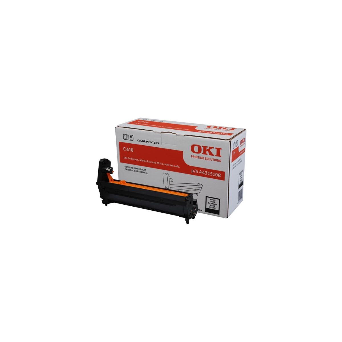 OKI C610 DRUM BLK 20k (44315108) (OKI-C610-BEP)