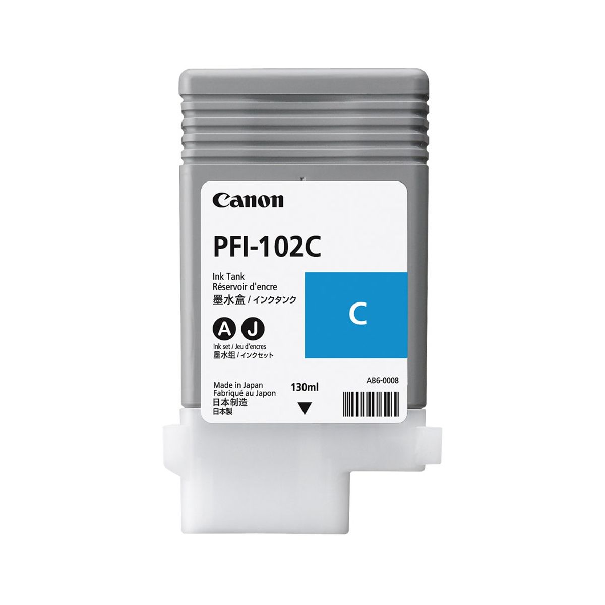 Canon Μελάνι Inkjet PFI-102C Cyan (0896B001) (CANLF-102C)
