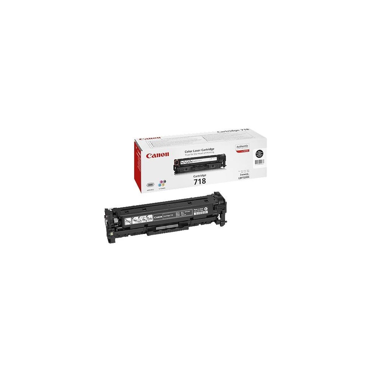 CANON LBP7200CDN BLK TNR CRTR 718 (3.4k) (2662B002) (CAN-718BK)