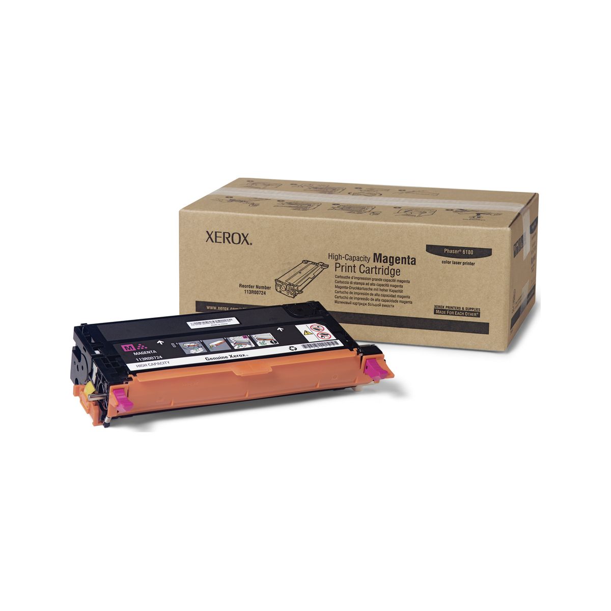 XEROX PHASER 6180 HC MAG. TONER (6k) (113R00724) (XER113R00724)