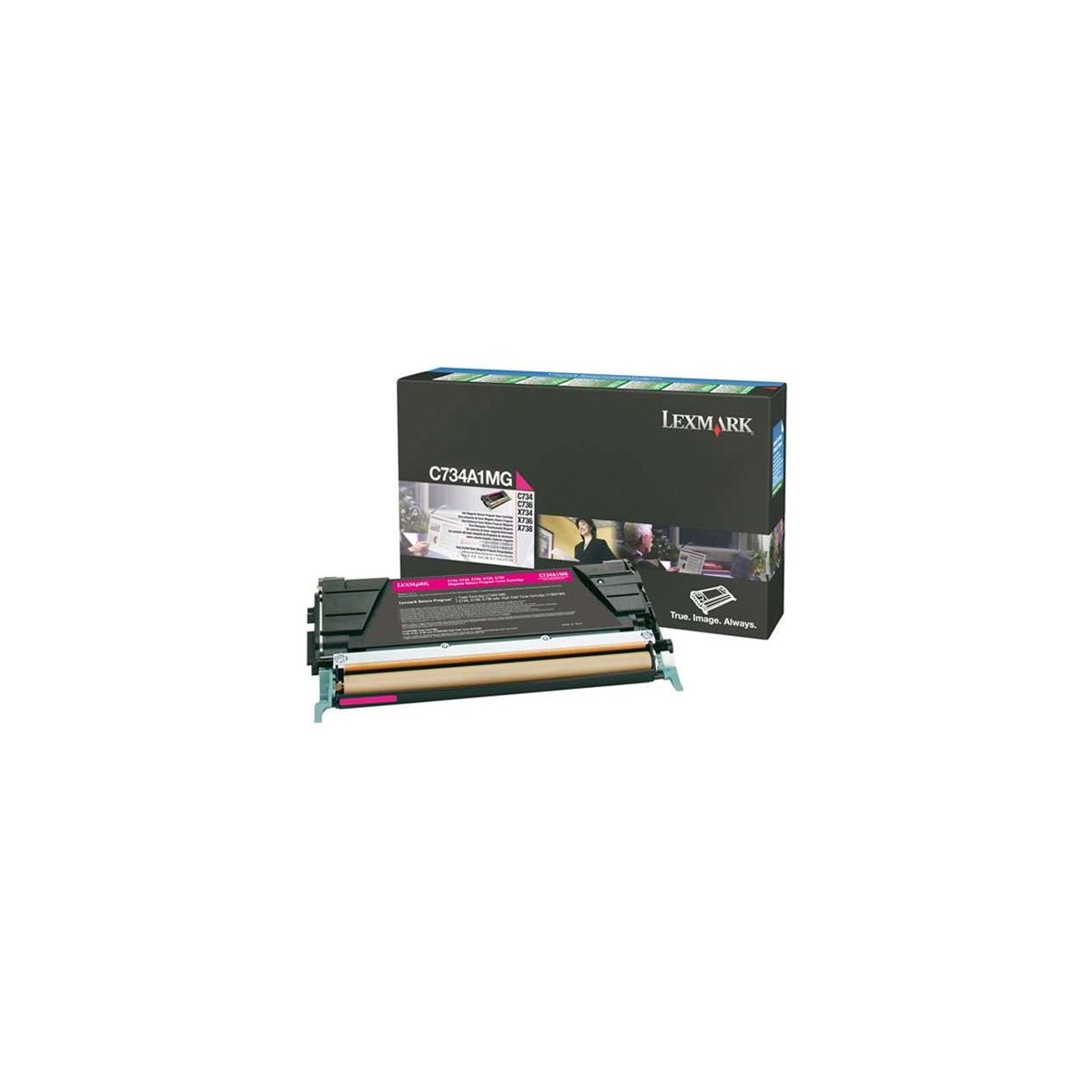 LEXMARK C73x/X73x MAGENTA TONER (6k) (C734A1M) (LEXC734A1M)