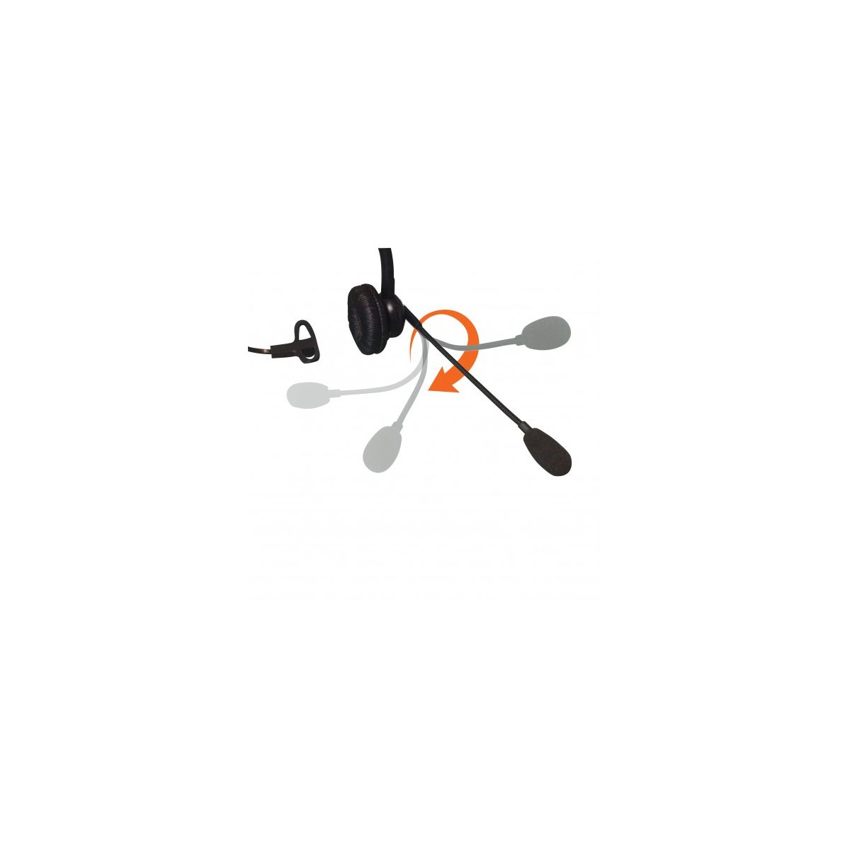 Supervoice SVC-101 Call Center Headset Mono Without Bottom Cable