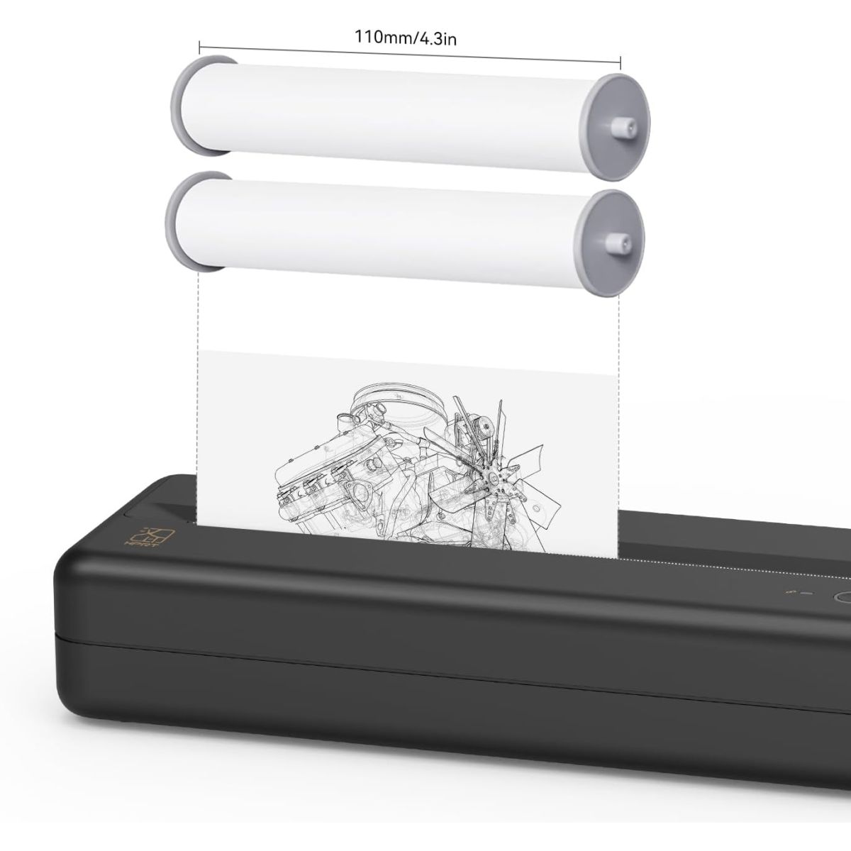 HPRT MT-810 PAPER ROLL (2 Rolls | 110mm )
