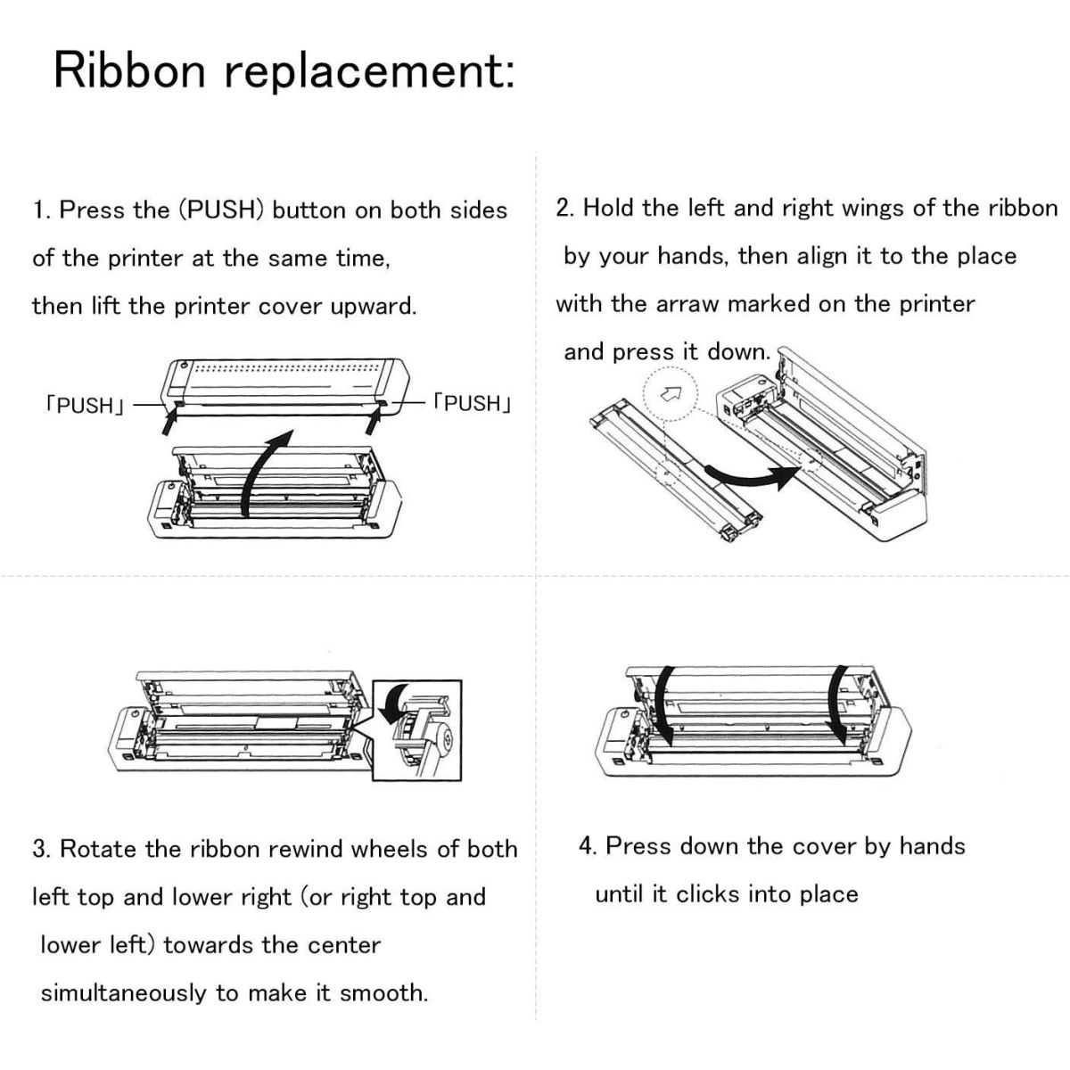 HPRT Thermal Ribbon - Support MT800 (216mm)
