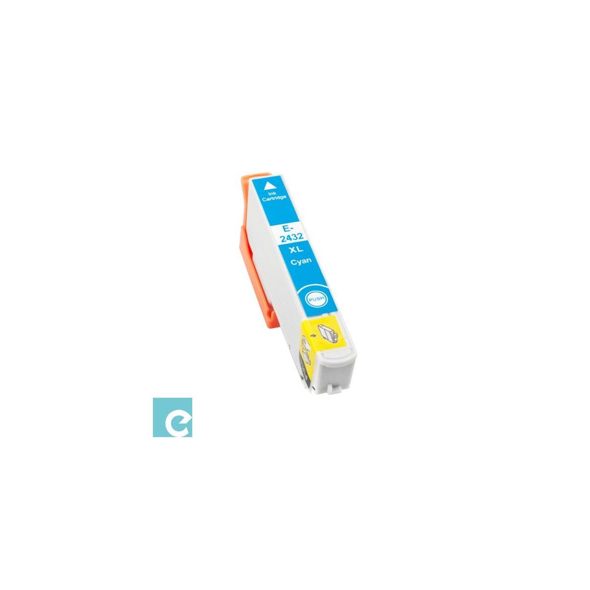 Συμβατό EPSON Ink Tank Cartridge T2432 / C13T24324010 / 24XL, ELEFANTE Cyan 740 σελίδες
