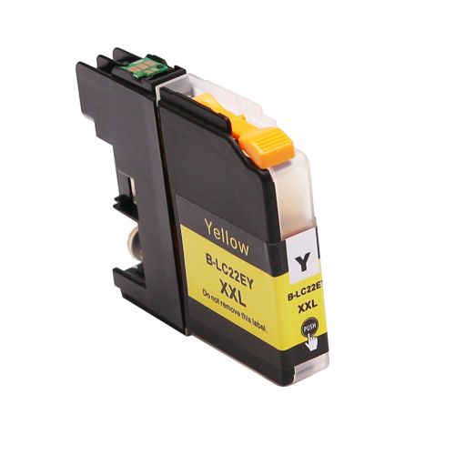 Συμβατό BROTHER Ink Tank Cartridge LC22EY / LC-22EY / LC22EY Yellow 1200 σελίδες
