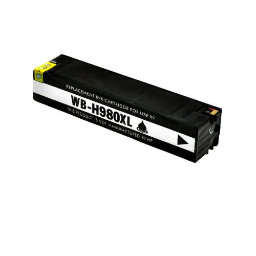 HP Inkjet Cartridge  980BKXL / D8J10A / 980 Black pages: 10000 pp. Remanufactured