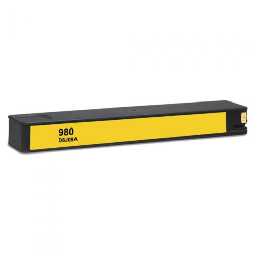 HP Inkjet Cartridge  980YXL / D8J09A / 980 Yellow pages: 10000 pp. Remanufactured