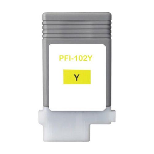 CANON Inkjet Cartridge  PFI102Y / 0898B001 / PFI-102Y Yellow pages: 1500 pp. Remanufactured