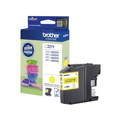 Brother Μελάνι Inkjet LC-221 Yellow (LC-221Y) (BRO-LC-221Y)