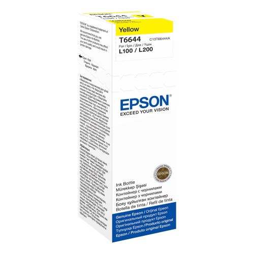 Epson Μελάνι Inkjet Bottle Yellow 6500 pages (C13T66444A) (EPST66444A)