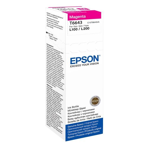 Epson Μελάνι Inkjet Bottle Magenta 6500 pages (C13T66434A) (EPST66434A)