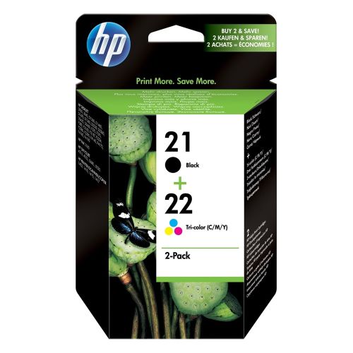 HP Μελάνι Inkjet 2 Pack No.21 & No.22 (SD367AE) (HPSD367AE)