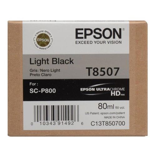 Epson Μελάνι Inkjet T8507 Light Black (C13T850700) (EPST850700)
