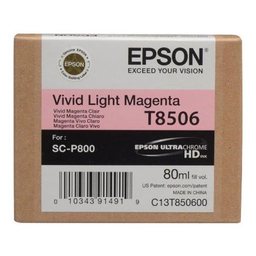 Epson Μελάνι Inkjet T8506 Light Magenta (C13T850600) (EPST850600)