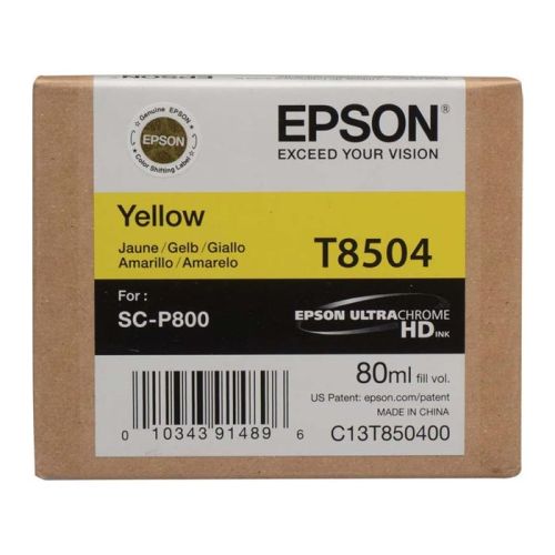 Epson Μελάνι Inkjet T8504 Yellow (C13T850400) (EPST850400)