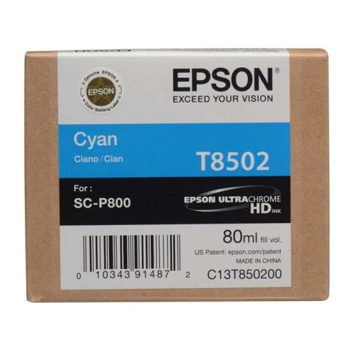 Epson Μελάνι Inkjet T8502 Cyan (C13T850200) (EPST850200)