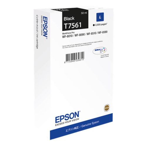 Epson Μελάνι Inkjet T7561 Black (C13T756140) (EPST756140)
