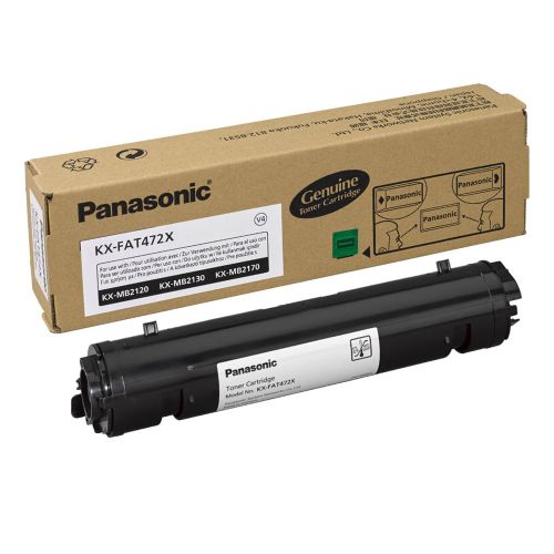 PANASONIC KX-MB 2120/CXW/2130/CX TONER CRTR BLACK (2k) (KX-FAT472X) (PANKXFAT472X)