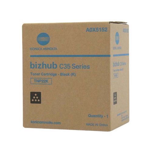 KONICA MINOLTA BIZHUB C35P BLACK TNR TNP22K (A0X5152) (MINTC35B)