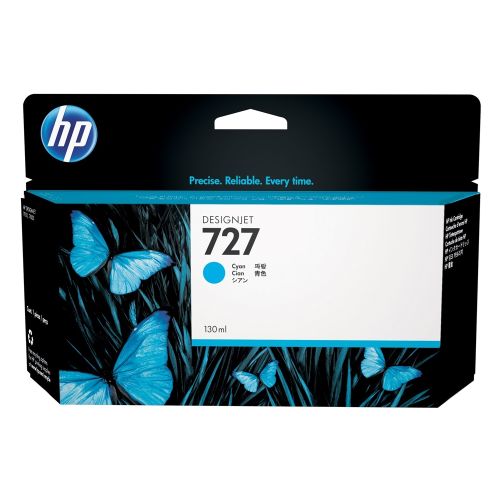 Cyan Compatible HP T1500,T2500,T920,T930-130Ml #727
