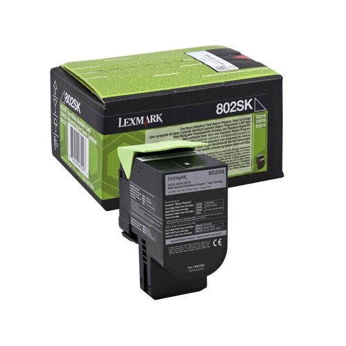 Toner Lexmark 80C2SK0 Black (80C2SK0) (LEX80C2SK0)