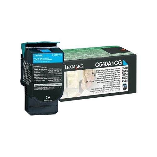 LEXMARK C54x/X543 SC CYAN TNR (1k) (C540A1C) (LEXC540A1C)