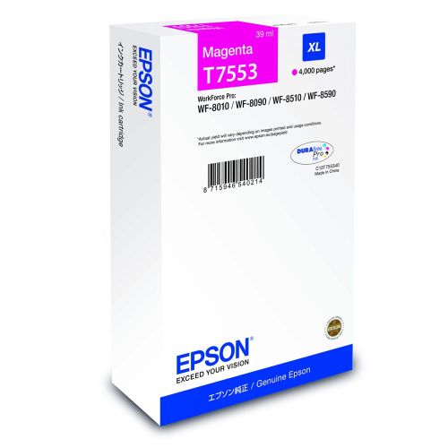 Epson Μελάνι Inkjet T7553 Magenta XL (C13T755340) (EPST755340)