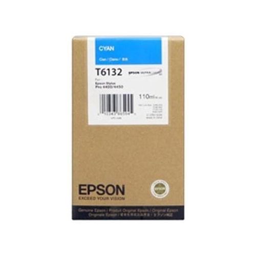 Epson Μελάνι Inkjet T6132 Cyan (C13T613200) (EPST613200)
