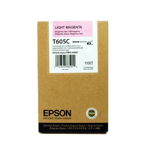 Epson Μελάνι Inkjet T605C Light Magenta (C13T605C00) (EPST605C00)