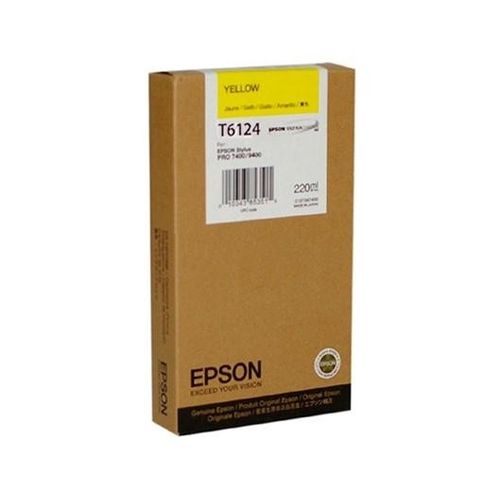 Epson Μελάνι Inkjet T6124 Yellow (C13T612400) (EPST612400)