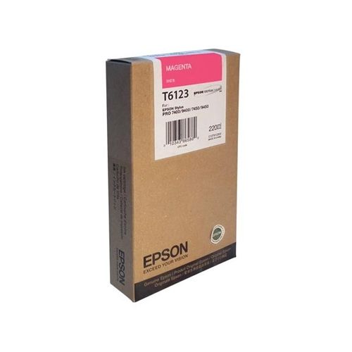 Epson Μελάνι Inkjet T6123 Magenta (C13T612300) (EPST612300)