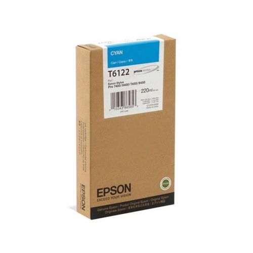 Epson Μελάνι Inkjet T6122 Cyan (C13T612200) (EPST612200)