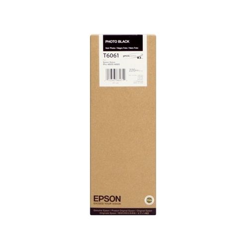 Epson Μελάνι Inkjet T6061 Photo Black (C13T606100) (EPST606100)