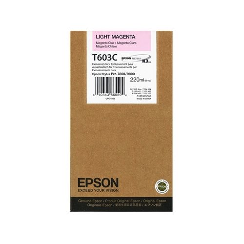Epson Μελάνι Inkjet T603C Light Magenta (C13T603C00) (EPST603C00)