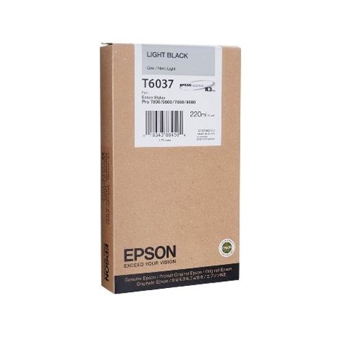 Epson Μελάνι Inkjet T6037 Light Black (C13T603700) (EPST603700)