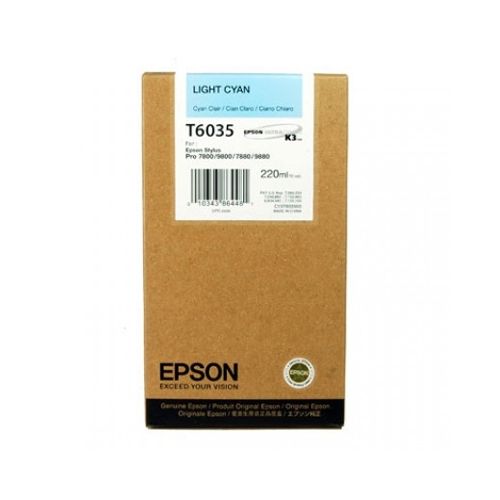 Epson Μελάνι Inkjet T6035 Light Cyan (C13T603500) (EPST603500)