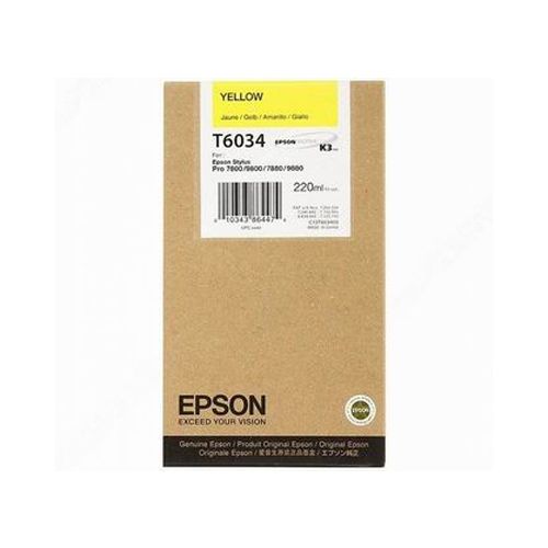 Epson Μελάνι Inkjet T6034 Yellow (C13T603400) (EPST603400)