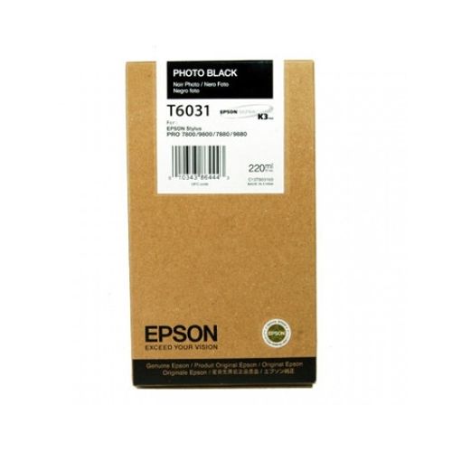 Epson Μελάνι Inkjet T6031 Photo Black (C13T603100) (EPST603100)