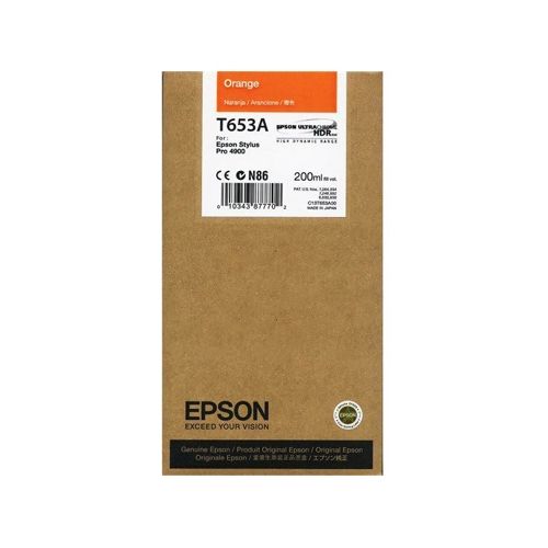 Epson Μελάνι Inkjet T653A Orange (C13T653A00) (EPST653A00)