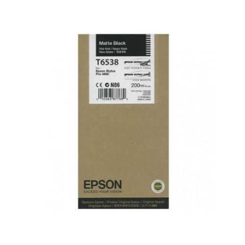 Epson Μελάνι Inkjet T6538 Matte Black (C13T653800) (EPST653800)