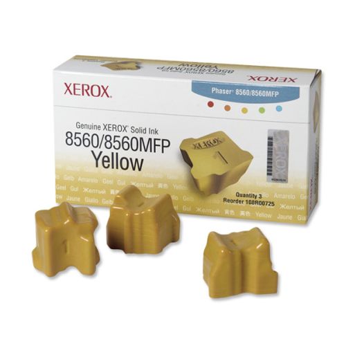 XEROX PHASER 8560 YELL ColorStix-3pk (108R00725) (XER108R00725)