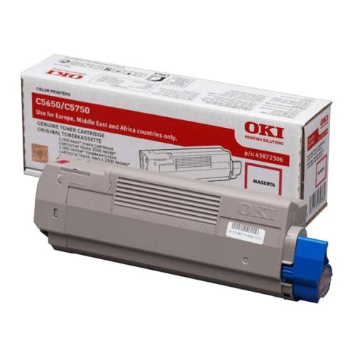 OKI C5650/C5750 TNR MAG. 2K (43872306) (OKI-5650-M)